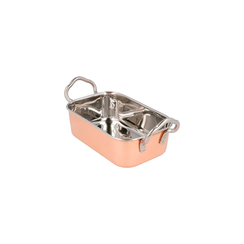 MINI BACS AVEC ANSES ARTINOX 14,5x9,5x4,5 CM CUIVRE INOX (6 UNITÉ) MINI BACS AVEC ANSES ARTINOX 14,5x9,5x4,5 CM CUIVRE INOX (6 UNITÉ)