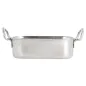MINI BACS AVEC ANSES ARTINOX 14,5x9,5x4,5 CM ARGENTE INOX (6 UNITÉ) MINI BACS AVEC ANSES
