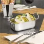 MINI BACS AVEC ANSES ARTINOX 14,5x9,5x4,5 CM ARGENTE INOX (6 UNITÉ) MINI BACS AVEC ANSES