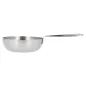 MINI POÊLE ARTINOX Ø 10x3 CM ARGENTE INOX (12 UNITÉ) MINI POÊLE