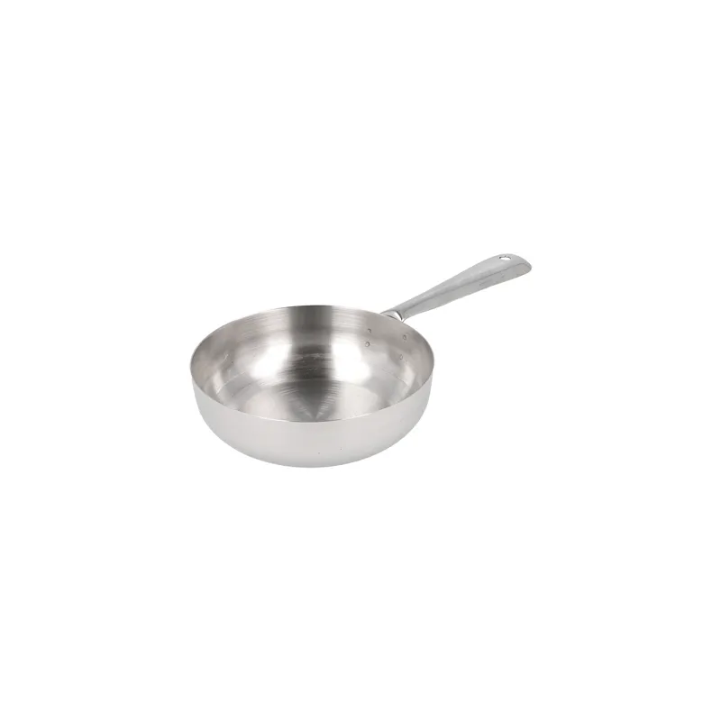 MINI POÊLE ARTINOX  Ø 11,5x3,5 CM ARGENTE INOX (12 UNITÉ)