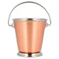 MINI SEAUX ARTINOX Ø 9x9 CM CUIVRE INOX (12 UNITÉ) MINI SEAUX
