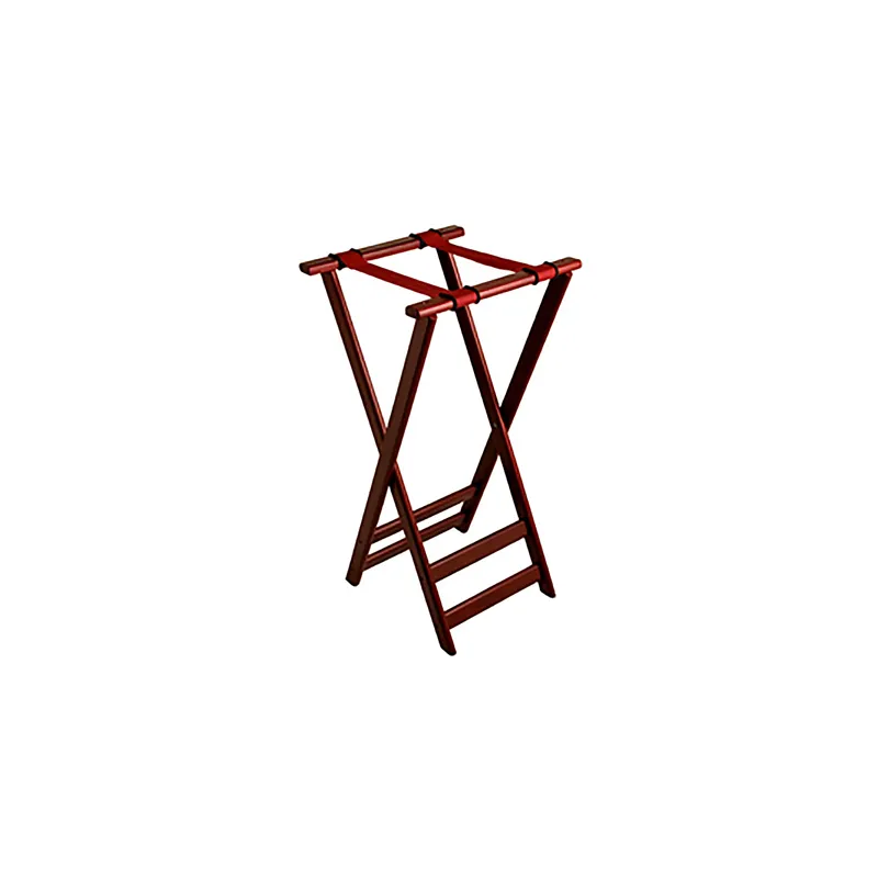 SUPPORT POUR PLATEAUX   43,5x41x82 CM MARRON ROUGEATRE BOIS (1 UNITÉ)