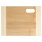 PLANCHE À DÉCOUPER BICOLORE BAMBOO 16x22x0,9 CM NATUREL BAMBOU (1 UNITÉ) PLANCHE À DÉCOUPER BICOLORE