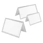 TRIANGLES DE TABLE 9x5,5 CM TRANSPARENT PS (200 UNITÉ) TRIANGLES DE TABLE