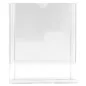 PORTE MENUS DE TABLE DIN-A7 7,4x10,5 CM TRANSPARENT PS (1 UNITÉ) PORTE MENUS DE TABLE DIN-A7