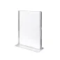 PORTE MENUS DE TABLE DIN-A6 10,5x14,8 CM TRANSPARENT PS (20 UNITÉ) PORTE MENUS DE TABLE DIN-A6