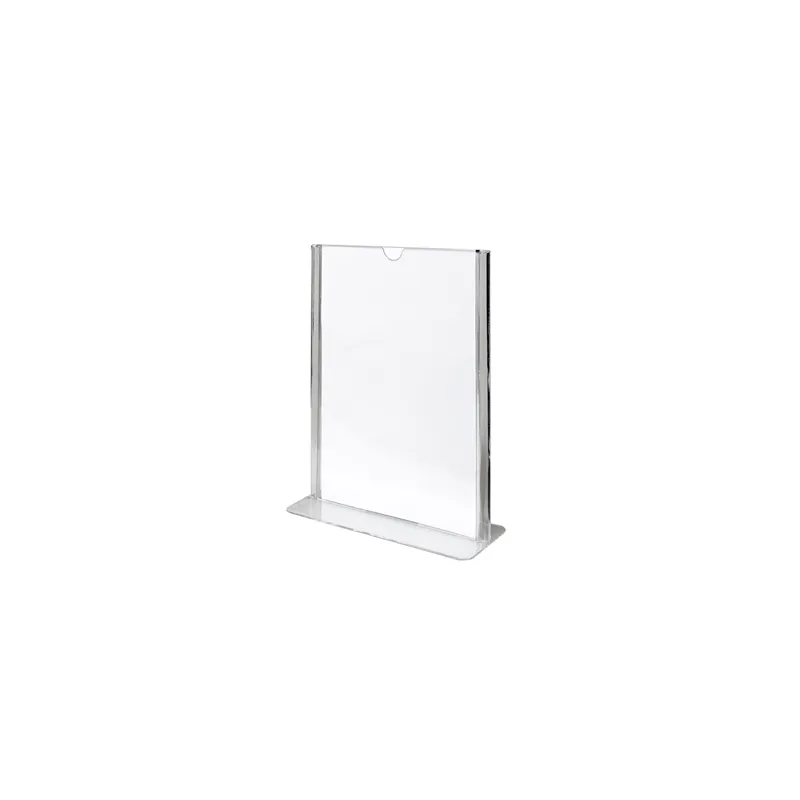 PORTE MENUS DE TABLE DIN-A5   14,8x21 CM TRANSPARENT PS (20 UNITÉ)