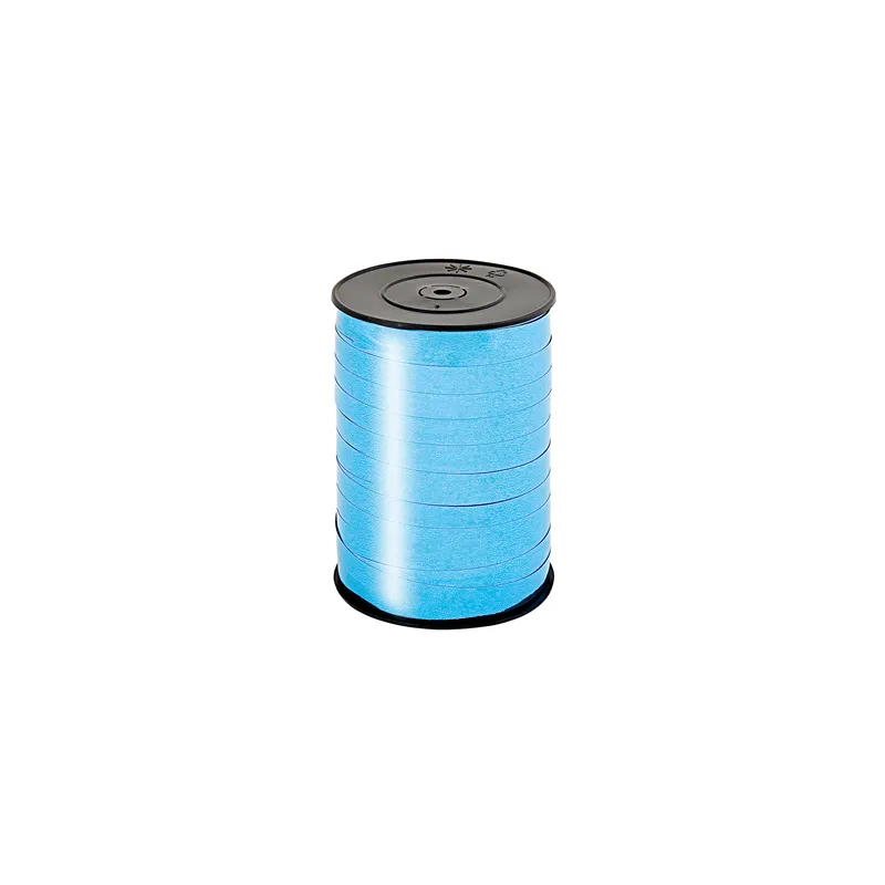 RUBAN "MIROIR" 10 MM x 250 M TURQUOISE PP (1 UNITÉ) RUBAN "MIROIR" 10 MM x 250 M TURQUOISE PP (1 UNITÉ)
