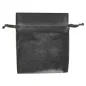 48 U. SACHETS ORGANDY AVEC FERMETURE 12,5x11 CM NOIR MICROFIBRE (1 UNITÉ) 48 U. SACHETS ORGANDY AVEC FERMETURE