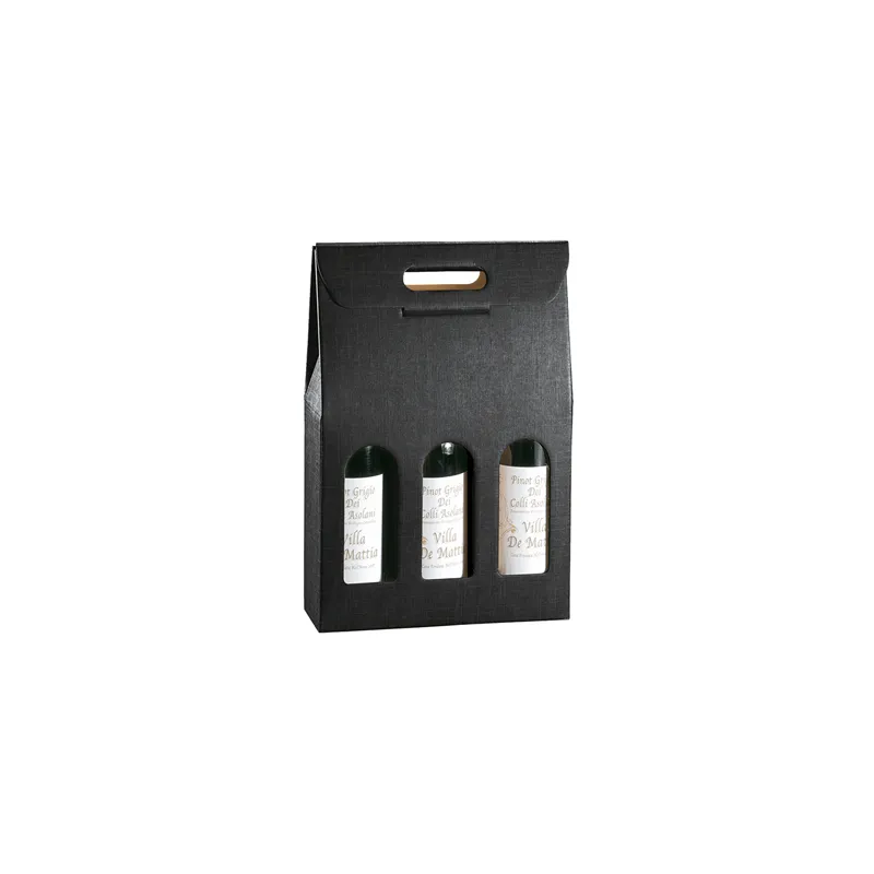 30 U. CARTONS 3 BOUTEILLES 27x9x38,5 CM NOIR CARTON (1 UNITÉ) 30 U. CARTONS 3 BOUTEILLES 27x9x38,5 CM NOIR CARTON (1 UNITÉ)