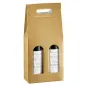 30 U. BOÎTES 2 BOUTEILLES 'EL DORADO' 18x9x38,5 CM OR CARTON (1 UNITÉ) 30 U. BOÎTES 2 BOUTEILLES