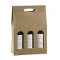 30 U. BOÎTES 3 BOUTEILLES 27x9x38,5 CM NATUREL KRAFT (1 UNITÉ) 30 U. BOÎTES 3 BOUTEILLES