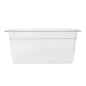 BAC GASTRONORM 1/2 8,4 L 32,5x26,5x15 CM TRANSPARENT POLYCARBONATE (1 UNITÉ) BAC GASTRONORM 1/2