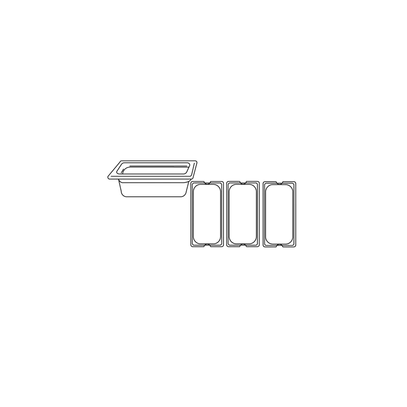 BAC GASTRONORM 1/3 3,2 L 32,5x17,6x10 CM TRANSPARENT POLYCARBONATE (1 UNITÉ) BAC GASTRONORM 1/3 3,2 L 32,5x17,6x10 CM TRANSPARENT POLYCARBONATE (1 UNITÉ)