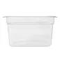 BAC GASTRONORM 1/4 3,8 L 26,5x16,2x15 CM TRANSPARENT POLYCARBONATE (1 UNITÉ) BAC GASTRONORM 1/4