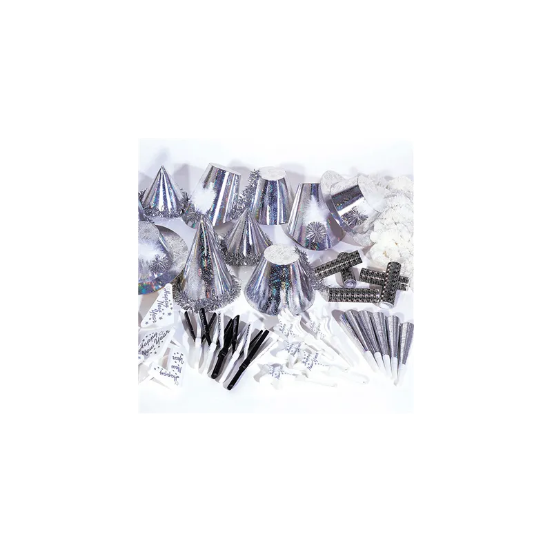 ASSORTIMENT COTILLON HOLOGRAFIQUE 20 PERSONNES ARGENTE (1 UNITÉ) ASSORTIMENT COTILLON HOLOGRAFIQUE 20 PERSONNES ARGENTE (1 UNITÉ)