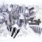 ASSORTIMENT COTILLON HOLOGRAFIQUE 20 PERSONNES ARGENTE (1 UNITÉ) ASSORTIMENT COTILLON HOLOGRAFIQUE 20 PERSONNES