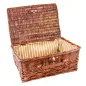CORBEILLE POUR LOTS 40x50x20 CM MARRON OSIER (6 UNITÉ) CORBEILLE POUR LOTS