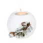 BASE POUR TEA-LIGHTS 9x9x7,5 CM GLASE VERRE (4 UNITÉ) BASE POUR TEA-LIGHTS