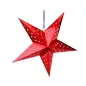 ÉTOILE AVEC LIMIÈRE LEDS Ø 40 CM ROUGE (10 UNITÉ) ÉTOILE AVEC LIMIÈRE LEDS