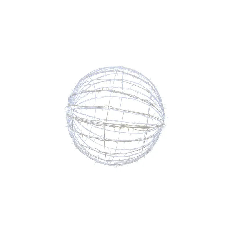 BOULE GÉANTE 600 LEDS Ø 80 CM BLANC (1 UNITÉ) BOULE GÉANTE 600 LEDS Ø 80 CM BLANC (1 UNITÉ)