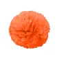 POM POM FLOWER Ø 35 CM ORANGE (10 UNITÉ) POM POM FLOWER