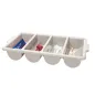 RÉCIPIENT COUVERTS GASTRONORM 1/1 53,5x30x10 CM GRIS PP (1 UNITÉ) RÉCIPIENT COUVERTS GASTRONORM 1/1