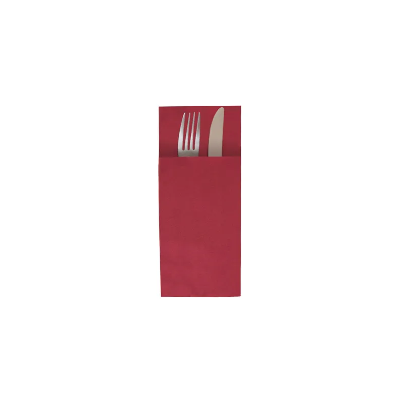 SERVIETTES KANGOUROU PLUS  55 G/M2 40x45 CM BORDEAUX AIRLAID (720 UNITÉ)