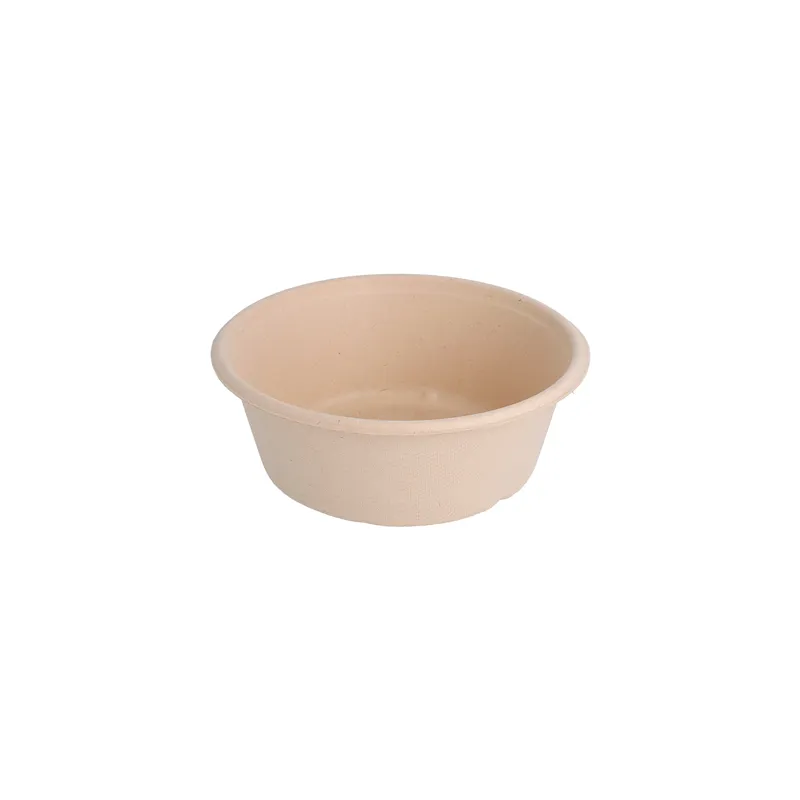 BOLS BIONIC 600 ML Ø 15x5,5 CM NATUREL BAGASSE (400 UNITÉ) BOLS BIONIC 600 ML Ø 15x5,5 CM NATUREL BAGASSE (400 UNITÉ)