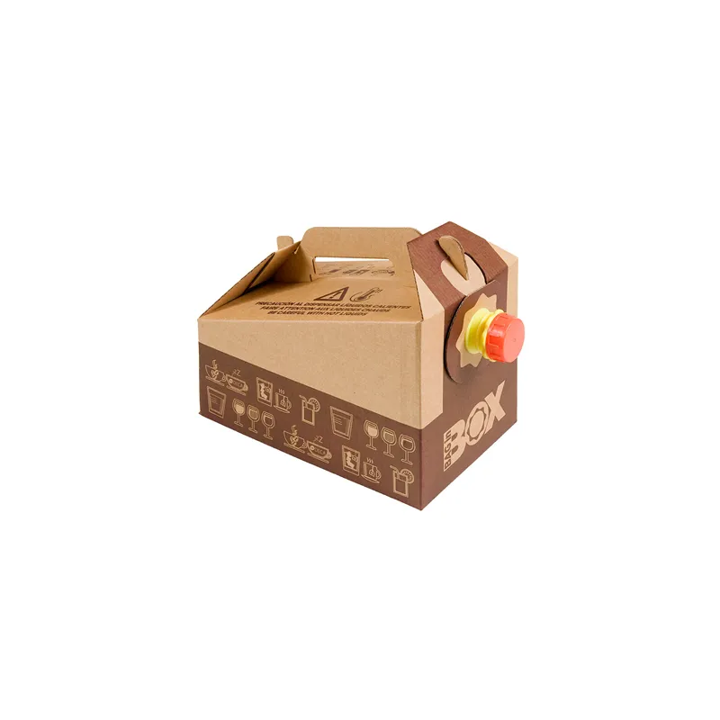 BAG IN BOX  3,1 L - 104,82 OZ  MARRON CARTON (25 UNITÉ)