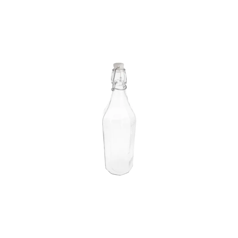 BOUTEILLE + FERMETURE CLIP WAKI GLASS 1 L Ø 8,5x32,5 CM TRANSPARENT VERRE (12 UNITÉ) BOUTEILLE + FERMETURE CLIP WAKI GLASS 1 L Ø 8,5x32,5 CM TRANSPARENT VERRE (12 UNITÉ)