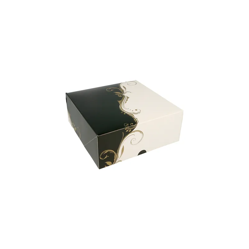 BOÎTES PATISSERIES SANS FENÊTRE THEPACK 'CLASSIC' 250 G/M2 18x18x7,5 CM BLANC CARTON NANO-MICRO (200 UNITÉ) BOÎTES PATISSERIES SANS FENÊTRE THEPACK 'CLASSIC' 250 G/M2 18x18x7,5 CM BLANC CARTON NANO-MICRO (200 UNITÉ)