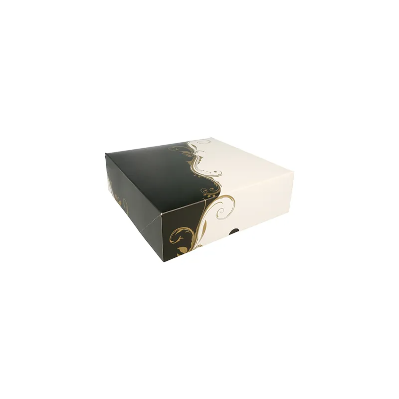 BOÎTES PATISSERIES SANS FENÊTRE THEPACK 'CLASSIC' 23x23x7,5 CM BLANC CARTON NANO-MICRO (200 UNITÉ) BOÎTES PATISSERIES SANS FENÊTRE THEPACK 'CLASSIC' 23x23x7,5 CM BLANC CARTON NANO-MICRO (200 UNITÉ)