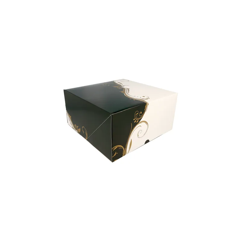 BOÎTES PATISSERIES SANS FENÊTRE THEPACK 'CLASSIC' 24x24x12 CM BLANC CARTON NANO-MICRO (100 UNITÉ) BOÎTES PATISSERIES SANS FENÊTRE THEPACK 'CLASSIC' 24x24x12 CM BLANC CARTON NANO-MICRO (100 UNITÉ)