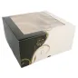 BOÎTES PÂTISSERIES AVEC FENÊTRE THEPACK 'CLASSIC' 24x24x12 CM BLANC CARTON NANO-MICRO (100 UNITÉ) BOÎTES PÂTISSERIES AVEC FENÊTRE