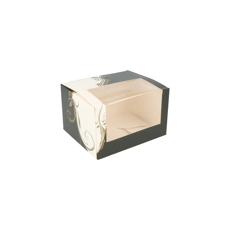 BOÎTES PÂTISSERIES AVEC FENÊTRE THEPACK 'CLASSIC' 11x13x8 CM BLANC CARTON NANO-MICRO (800 UNITÉ) BOÎTES PÂTISSERIES AVEC FENÊTRE THEPACK 'CLASSIC' 11x13x8 CM BLANC CARTON NANO-MICRO (800 UNITÉ)