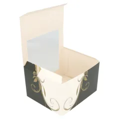 BOÎTES PÂTISSERIES AVEC FENÊTRE