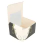 BOÎTES PÂTISSERIES AVEC FENÊTRE THEPACK 'CLASSIC' 11x13x8 CM BLANC CARTON NANO-MICRO (800 UNITÉ) BOÎTES PÂTISSERIES AVEC FENÊTRE