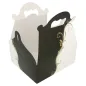 50 U. BOÎTES AVEC ANSES PÂTISSERIE THEPACK 'CLASSIC' 18x16x7 CM BLANC CARTON NANO-MICRO (1 UNITÉ) 50 U. BOÎTES AVEC ANSES PÂTISSERIE