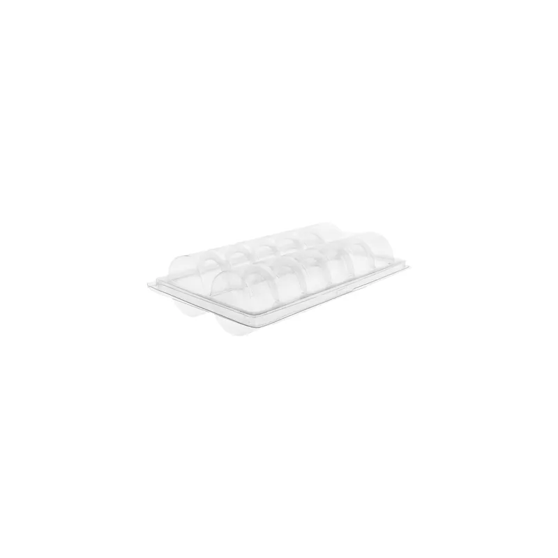 BLISTERS 12 MACARONS   13,3x22,5x5 CM TRANSPARENT PET (75 UNITÉ)