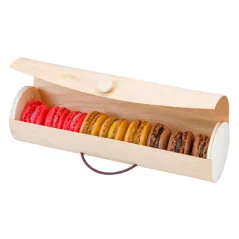 BOÎTES CYLINDRIQUES POUR 7/9 MACARONS