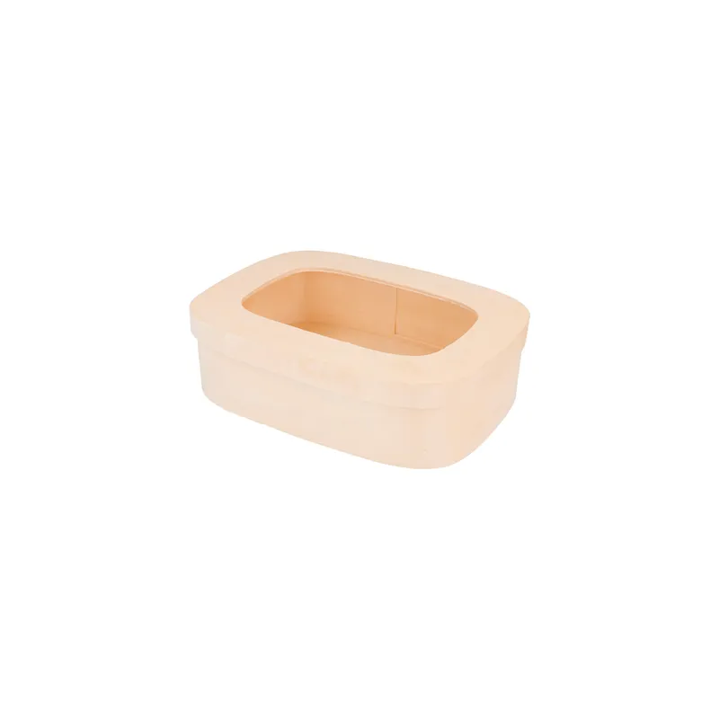 BOÎTE POUR 10/12 MACARONS   18x12,8x5 CM NATUREL BOIS (40 UNITÉ)