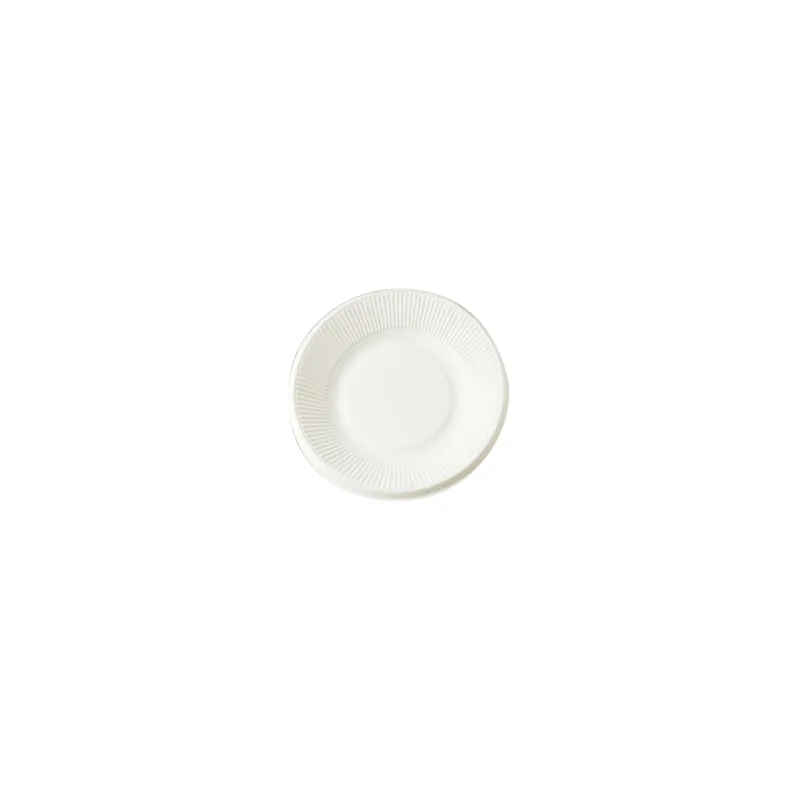 ASSIETTES BIONIC  Ø 21x1,8 CM BLANC BAGASSE (1000 UNITÉ)
