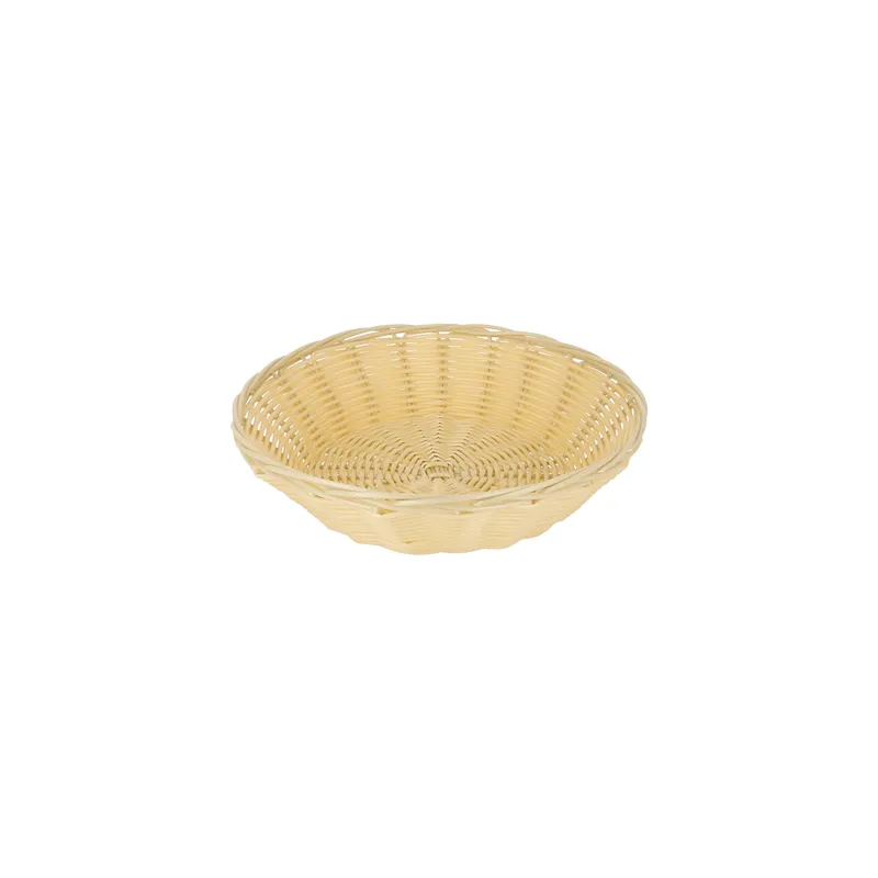 CORBEILLES SIMILAIRE OSIER RONDES Ø 21x6 CM NATUREL PP (12 UNITÉ) CORBEILLES SIMILAIRE OSIER RONDES Ø 21x6 CM NATUREL PP (12 UNITÉ)
