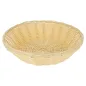 CORBEILLES SIMILAIRE OSIER RONDES Ø 21x6 CM NATUREL PP (12 UNITÉ) CORBEILLES SIMILAIRE OSIER RONDES
