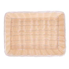 CORBEILLES SIMIL OSIER RECTANGULAIRES