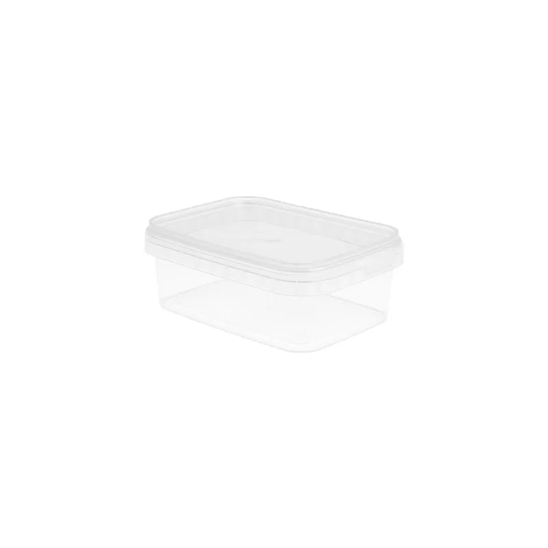 RÉCIPIENTS INVIOLABLES + COUVERCLES 270 ML 12x8,8x4,2 CM TRANSPARENT PP (420 UNITÉ) RÉCIPIENTS INVIOLABLES + COUVERCLES 270 ML 12x8,8x4,2 CM TRANSPARENT PP (420 UNITÉ)