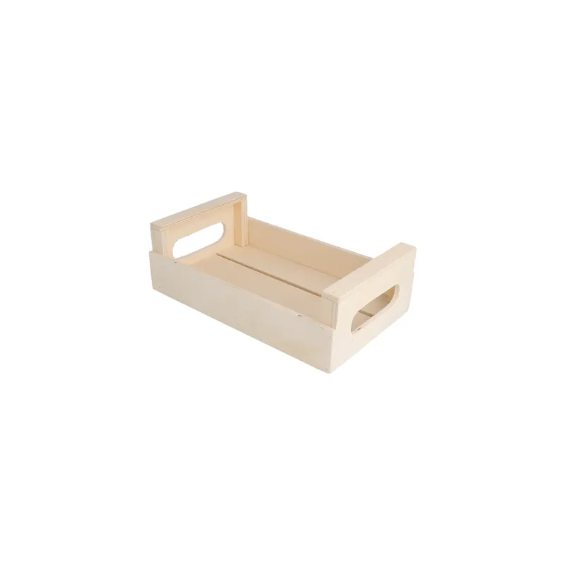 MINI BOÎTES USAGES MULTIPLES WOOD  20,5x12,5x6,5 CM NATUREL BOIS (20 UNITÉ)