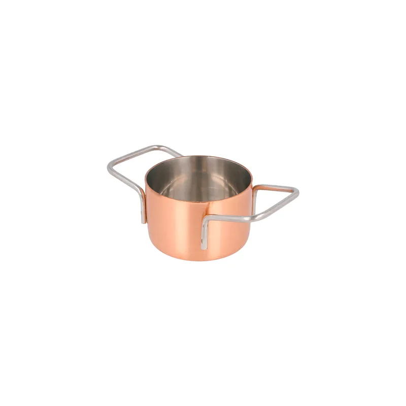 MINI SAUTOIRS ARTINOX  Ø 7x4,5 CM CUIVRE INOX (6 UNITÉ)